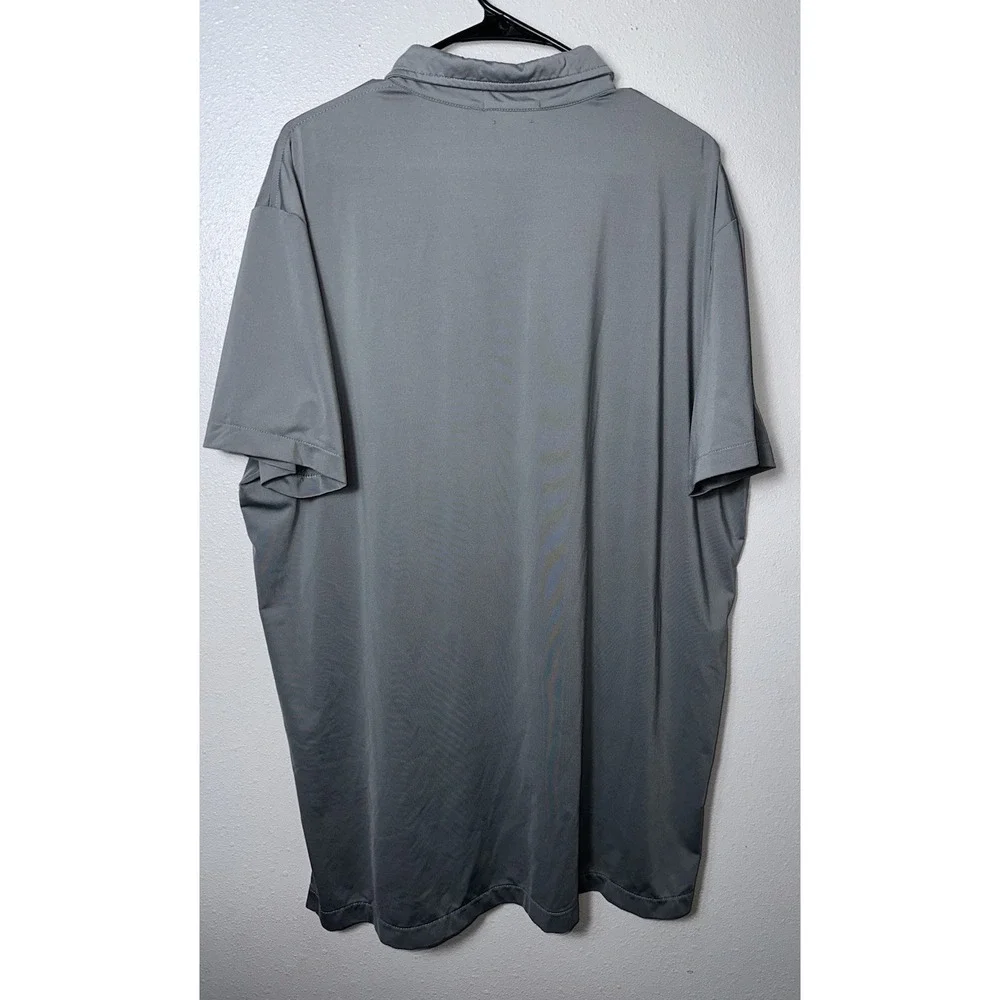Ralph Lauren Polo Shirt Mens‎ XL Gray Performance Golf Stretch Wicking Pony